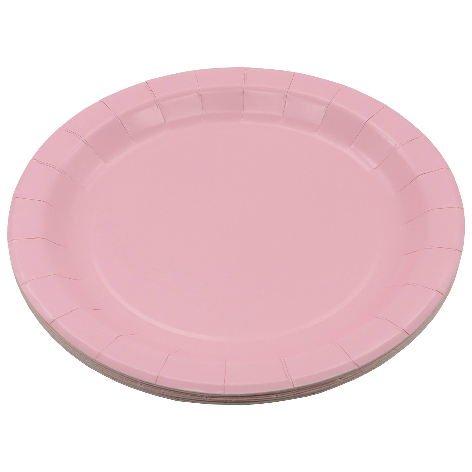 9" Light Pink Paper Dinner Plates, 10ct. by Celebrate It™
